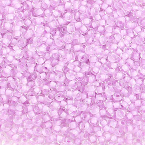 Preciosa 10/0 Rocaille Seed Beads - SB10-38326 - Crystal Lined Lilac Terra Color