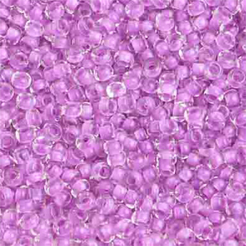 Preciosa 10/0 Rocaille Seed Beads - SB10-38328 - Crystal Lined Purple Terra Color