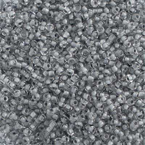 Preciosa 10/0 Rocaille Seed Beads - SB10-38342 - Crystal Lined Grey Terra Color