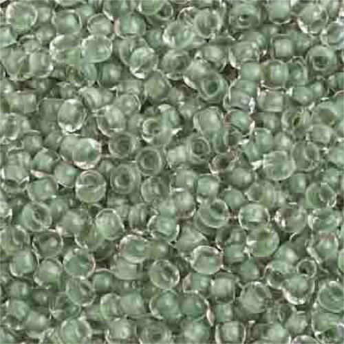 Preciosa 10/0 Rocaille Seed Beads - SB10-38359 - Crystal Lined Dark Olive Terra Color
