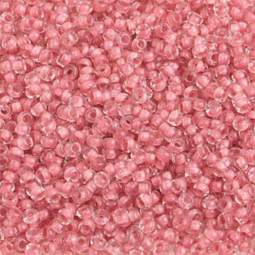 Preciosa 10/0 Rocaille Seed Beads - SB10-38395 - Crystal Lined Terracotta Terra Color