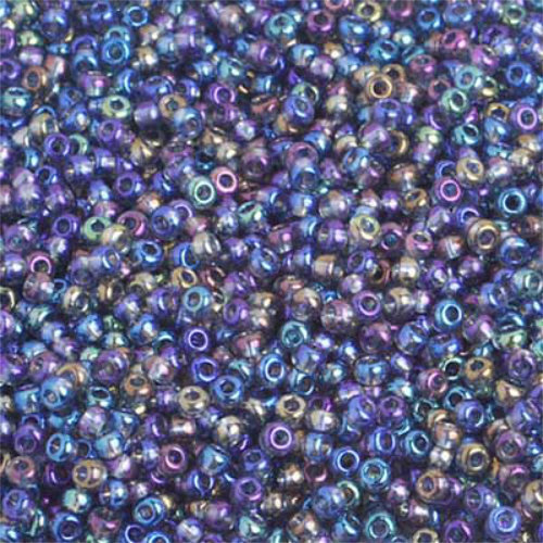 Preciosa 10/0 Rocaille Seed Beads - SB10-41010 - Transparent Grey AB