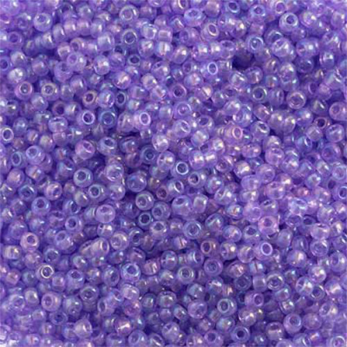 Preciosa 10/0 Rocaille Seed Beads - SB10-41123 - Transparent Mauve Rainbow AB