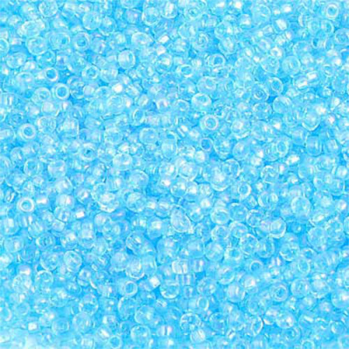 Preciosa 10/0 Rocaille Seed Beads - SB10-41134 - Transparent Aqua Rainbow AB