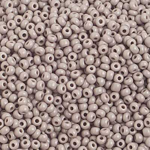 Preciosa 10/0 Rocaille Seed Beads - SB10-43020 - Opaque Grey