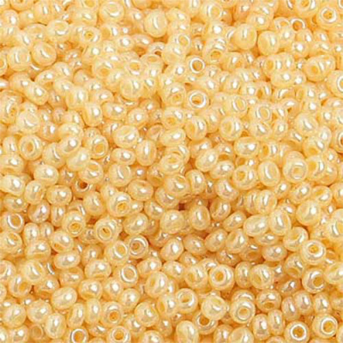 Preciosa 10/0 Rocaille Seed Beads - SB10-47185 - Pearl Ivory