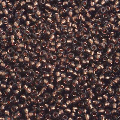 Preciosa 10/0 Rocaille Seed Beads - SB10-49010 - Copper Lined Black Diamond