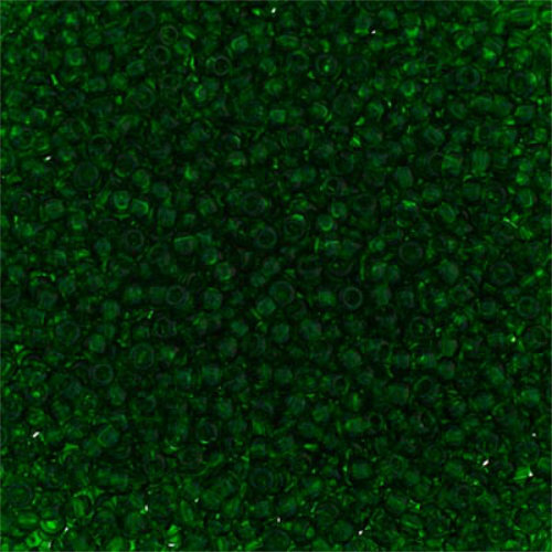 Preciosa 10/0 Rocaille Seed Beads - SB10-50120 - Transparent Medium Green