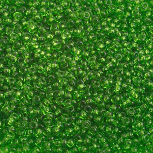 Preciosa 10/0 Rocaille Seed Beads - SB10-50430 - Transparent Light Green