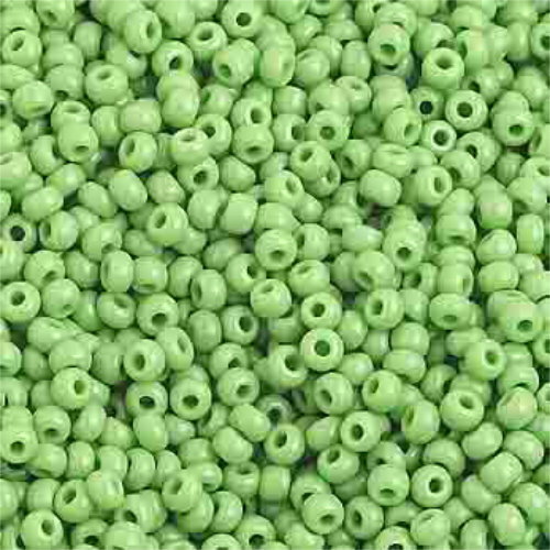 Preciosa 10/0 Rocaille Seed Beads - SB10-53230 - Opaque Light Green