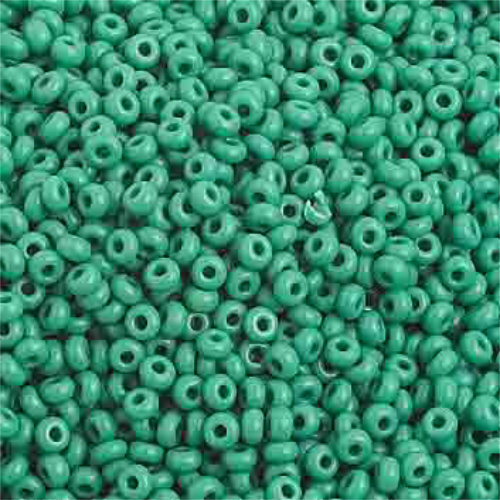 Preciosa 10/0 Rocaille Seed Beads - SB10-53240 - Opaque Medium Dark Green