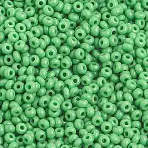 Preciosa 10/0 Rocaille Seed Beads - SB10-53250 - Opaque Medium Green