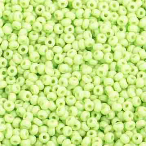 Preciosa 10/0 Rocaille Seed Beads - SB10-53410 - Opaque Pale Green