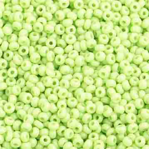 Preciosa 10/0 Rocaille Seed Beads - SB10-53410 - Opaque Pale Green