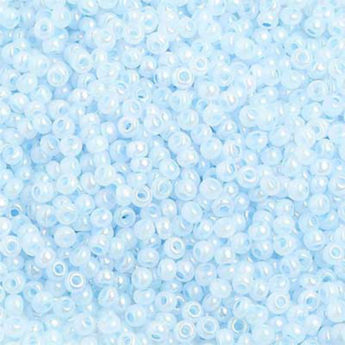 Preciosa 10/0 Rocaille Seed Beads - SB10-57534 - Opaque Dyed Iris Blue