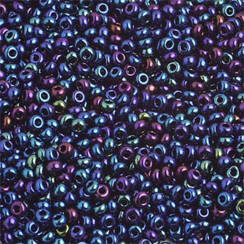 Preciosa 10/0 Rocaille Seed Beads - SB10-59135 - Opaque Iris Navy