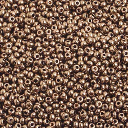 Preciosa 10/0 Rocaille Seed Beads - SB10-59142 - Metallic Bronze