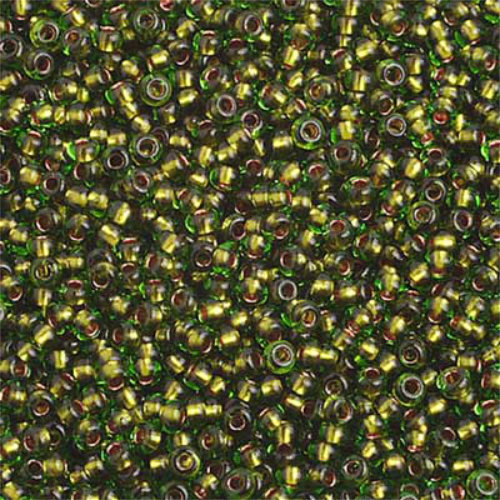 Preciosa 10/0 Rocaille Seed Beads - SB10-59430 - Copper Lined Green
