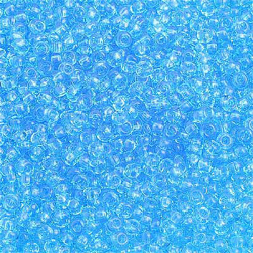 Preciosa 10/0 Rocaille Seed Beads - SB10-60010 - Transparent Light Aqua