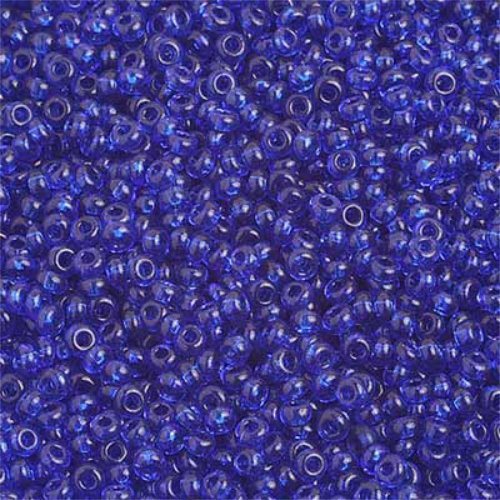 Preciosa 10/0 Rocaille Seed Beads - SB10-60300 - Transparent Navy Blue