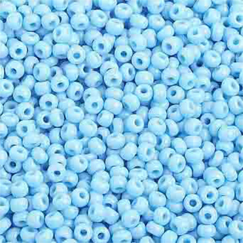 Preciosa 10/0 Rocaille Seed Beads - SB10-63020 - Opaque Light Blue