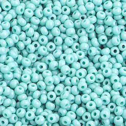 Preciosa 10/0 Rocaille Seed Beads - SB10-63130 - Opaque Turquoise
