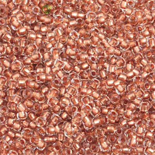 Preciosa 10/0 Rocaille Seed Beads - SB10-68105 - Copper Lined Crystal 