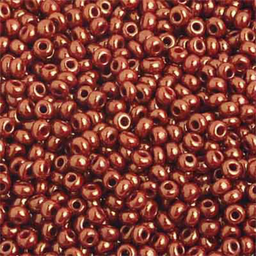 Preciosa 10/0 Rocaille Seed Beads - SB10-93199 - Opaque Light Brown Luster