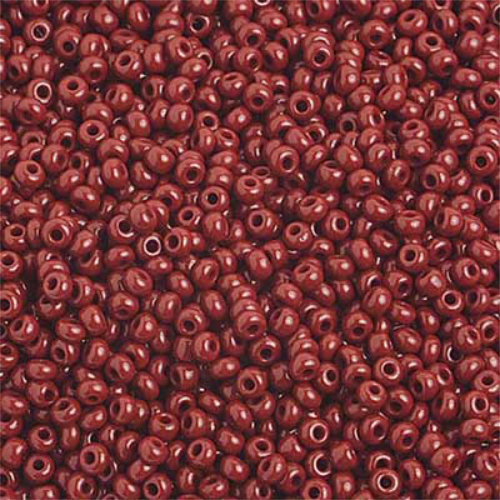 Preciosa 10/0 Rocaille Seed Beads - SB10-93300 - Opaque Medium Brown