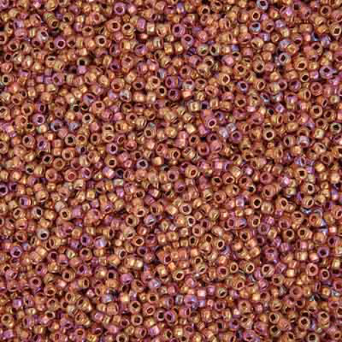 Preciosa 10/0 Rocaille Seed Beads - SB10-97522 - Dyed Pink AB SOLGEL