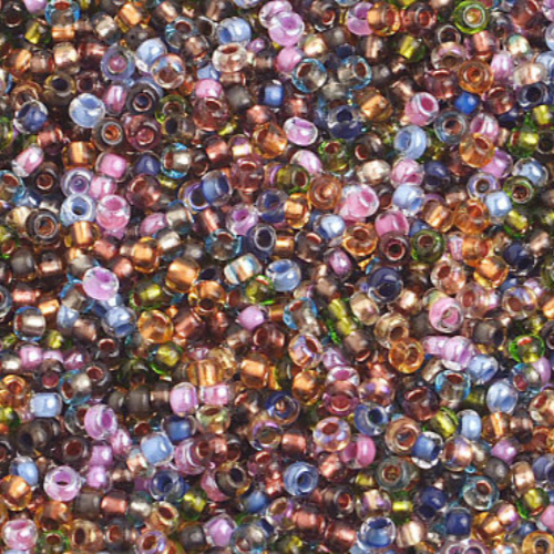 Preciosa 10/0 Rocaille Seed Beads - SB10-MIX-CLEM - Crystal Lined Earthtone Mix