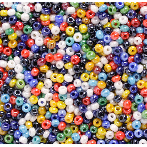 Preciosa 10/0 Rocaille Seed Beads - SB10-MIX-OML - Opaque Multi Luster
