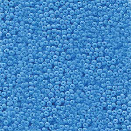 Preciosa 11/0 Rocaille Seed Beads - SB11-02634 - Aqua Opal Sol Gel