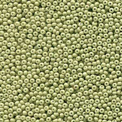 Preciosa 11/0 Rocaille Seed Beads - SB11-03652 - Opaque Celadon Sol Gel