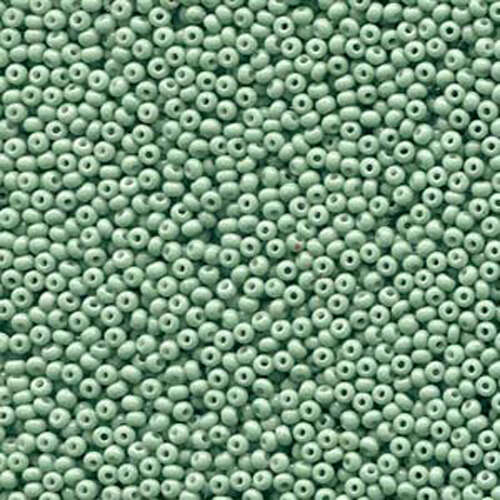 Preciosa 11/0 Rocaille Seed Beads - SB11-03663 - Opaque Jade Sol Gel