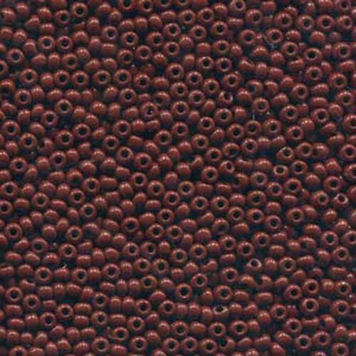 Preciosa 11/0 Rocaille Seed Beads - SB11-13600 - Opaque Brown