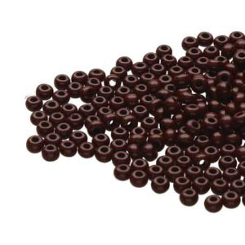 Preciosa 11/0 Rocaille Seed Beads - SB11-13780 - Opaque Dark Brown
