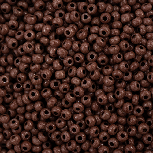Preciosa 11/0 Rocaille Seed Beads - SB11-16A19 - Dark Brown - Terra Intensive