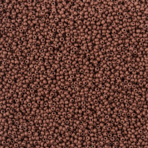 Preciosa 11/0 Rocaille Seed Beads - SB11-16A19M - Matte Dark Brown - Terra Intensive