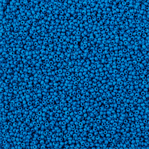 Preciosa 11/0 Rocaille Seed Beads - SB11-16A38M - Matte Blue - Terra Intensive