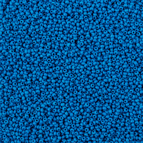 Preciosa 11/0 Rocaille Seed Beads - SB11-16A38M - Matte Blue - Terra Intensive