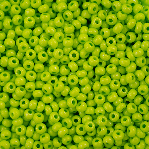 Preciosa 11/0 Rocaille Seed Beads - SB11-16A54 - Light Green - Terra Intensive