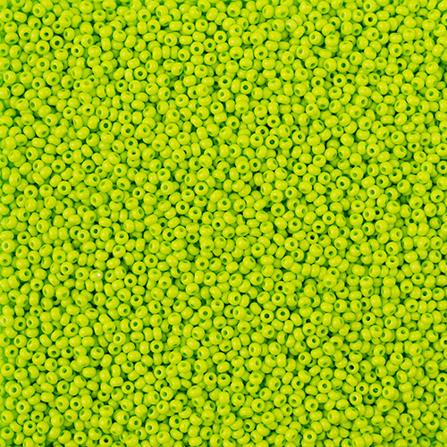 Preciosa 11/0 Rocaille Seed Beads - SB11-16A54M - Matte Light Green - Terra Intensive