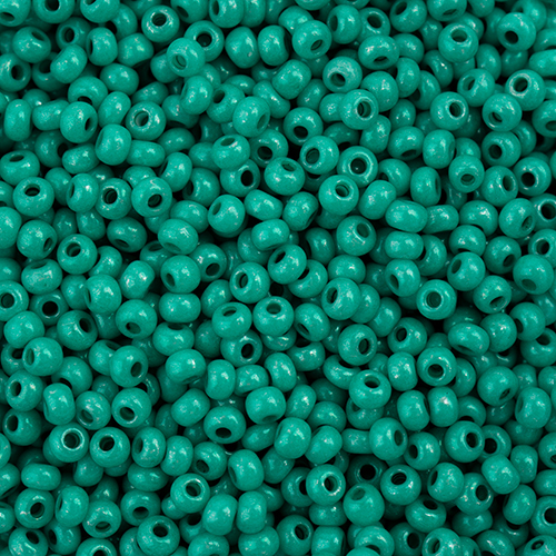 Preciosa 11/0 Rocaille Seed Beads - SB11-16A58 - Dark Green - Terra Intensive
