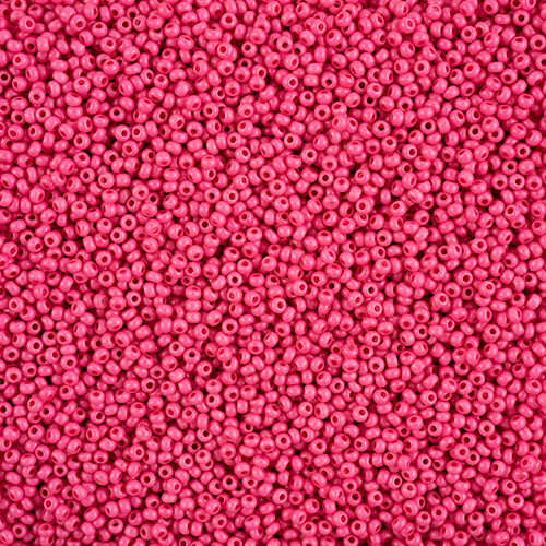 Preciosa 11/0 Rocaille Seed Beads - SB11-16A77M - Matte Rose - Terra Intensive