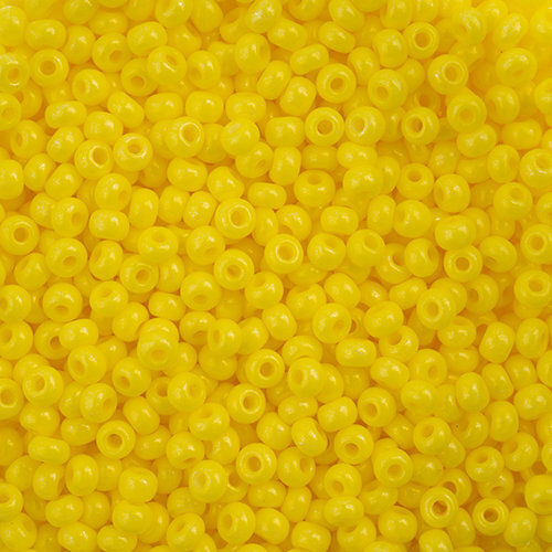 Preciosa 11/0 Rocaille Seed Beads - SB11-16A86 - Yellow - Terra Intensive