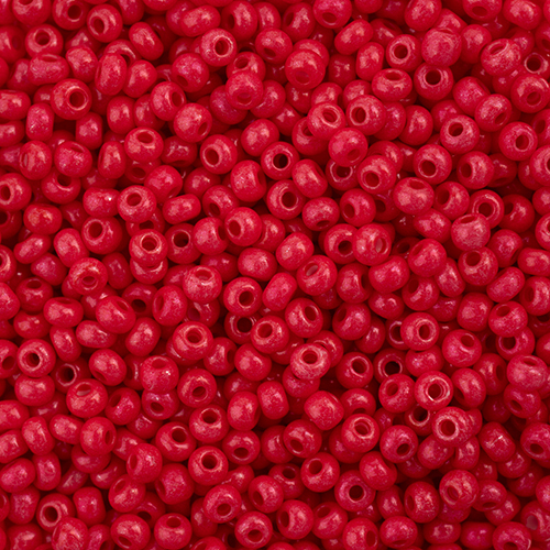 Preciosa 11/0 Rocaille Seed Beads - SB11-16A98 - Red - Terra Intensive