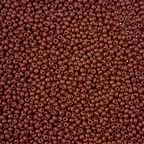 Preciosa 11/0 Rocaille Seed Beads - SB11-22007 - Chalk Brown - PermaLux