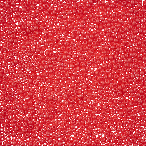 Preciosa 11/0 Rocaille Seed Beads - SB11-22008 - Chalk Red - PermaLux