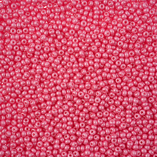 Preciosa 11/0 Rocaille Seed Beads - SB11-22010 - Chalk Light Pink - PermaLux